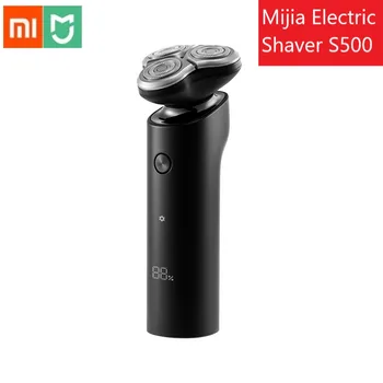 

Xiaomi Mijia S500Electric Shaver Men Razor Beard Trimmer 3 Head Flex Dry Wet Washable Main-Sub Dual Blade Turbo Mode Comfy Clean