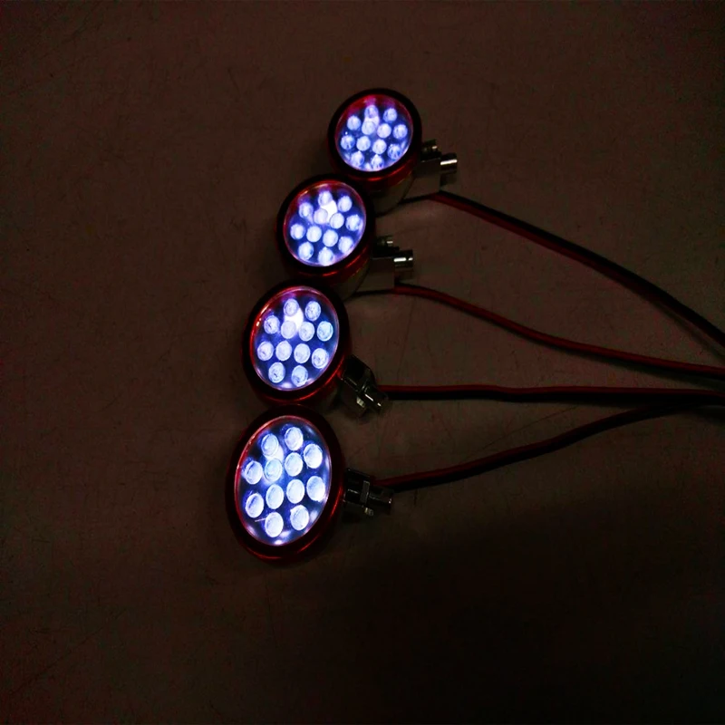 4 LED Lights Receiver Kit Plastic Shell Lotus Headlights for 1/5 HPI BAJA Rovan King Motor 5B RC Car Parts Accessories rc car parts go kart parts