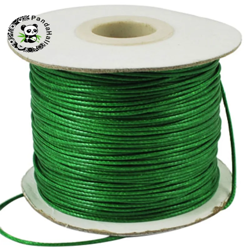 156 Green Pandahall 1 рулон 0,5 мм корейский вощеный полиэфирный шнур для изготовления нанизывающих материалов 38 цветов - Цвет: 156 Green