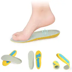 Эластичные дышащие ортопедические стельки из пены с эффектом памяти, стельки для обуви, подушечки на пятку, облегчающие боль, для бега, для