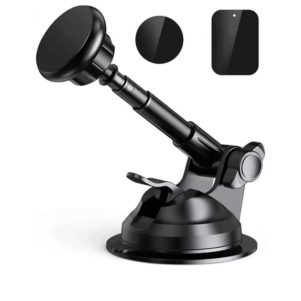 For xiaomi mxa redmi note7 telescopic aluminum alloy car phone holder suction cup mobile navigation bracket for iPhone |
