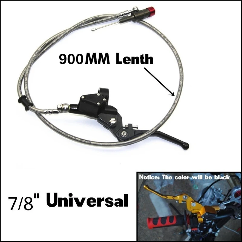 

Hydraulic clutch 900mm lever master cylinder for most pit bike, motorcycles with 22mm (7/8") handlebars Bike Motocross