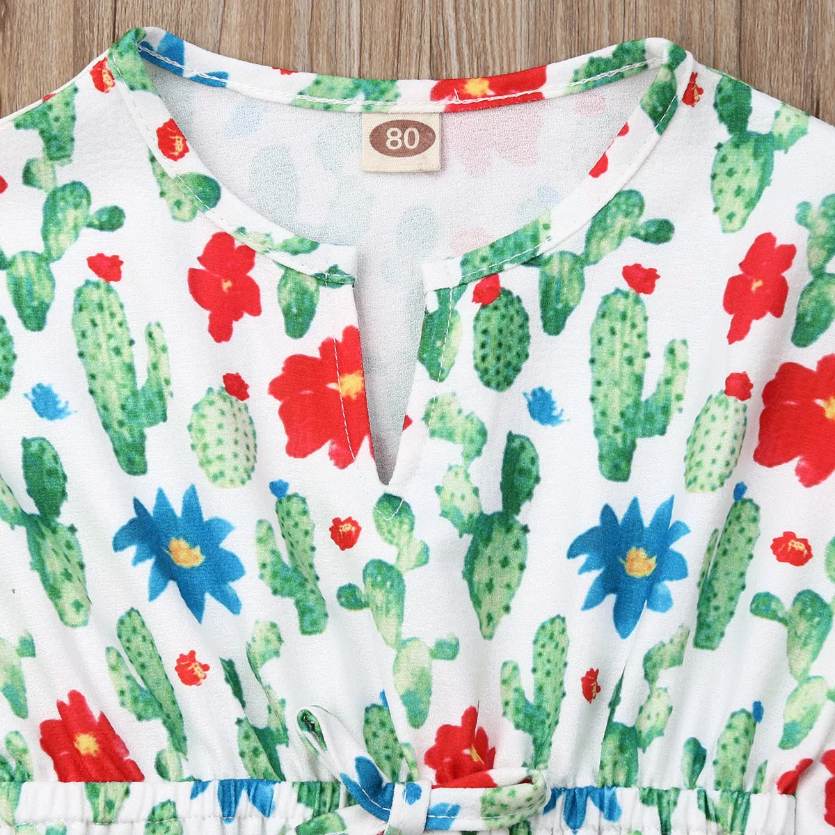 Casual Summer Toddler Kids Baby Girls Flower Cotton Linen Sundress Bikini Swimwear Cover Up Beach Dress Beachwear 6M-5Y