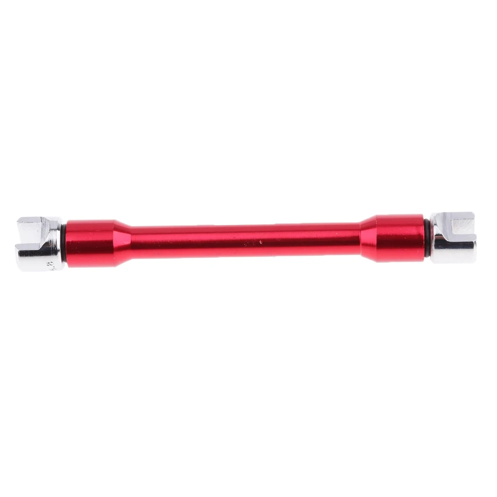 Good! Motorcycle Wheel Spoke Wrench Set Handle Repair Tool 5.4mm-6.8mm Blue Red 