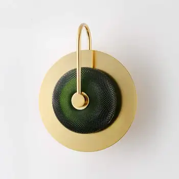 

loft abajur lamparas de techo colgante moderna blue wall light mirror light rope bedside aisle bedroom espelho wall lamp