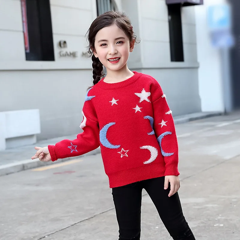 Рождественские детские свитера, свитер, кардиган для девочки свитера для девочек свитер для девочки - Цвет: 1