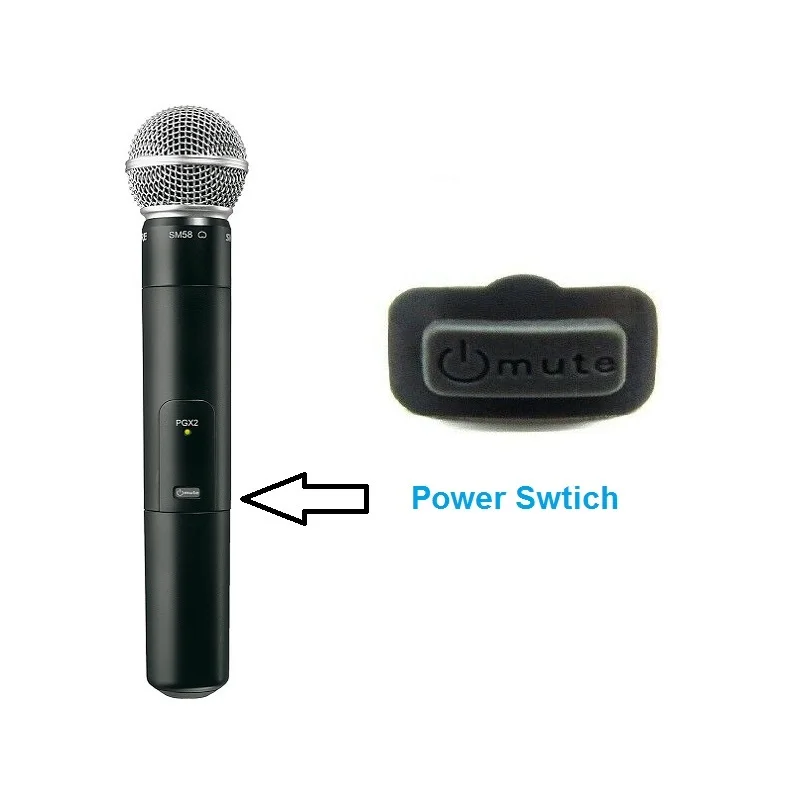 Мощный/бесшумный переключатель Wish Shure PGX2 PGX1 ULX1ULX2 беспроводной микрофон microfono