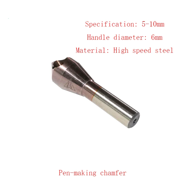 Pen-making Chamfering Device, Chipping Chamfering Tool for 90 Degrees in Chamfered Hole, Chamfer Drill Deburring Reamer