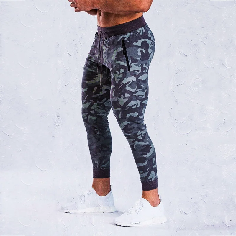 

New Bodyboulding Mens Pants Gyms Sweatpants Brand Clothing Cotton Camouflage Trousers Casual Elastic Fit Joggers