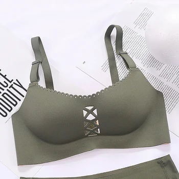 

Sexy Women Bra Push Up Wire Free Underwear Breathable Soft One-Piece Bra Safety And Environmental Protection Excellent Quality