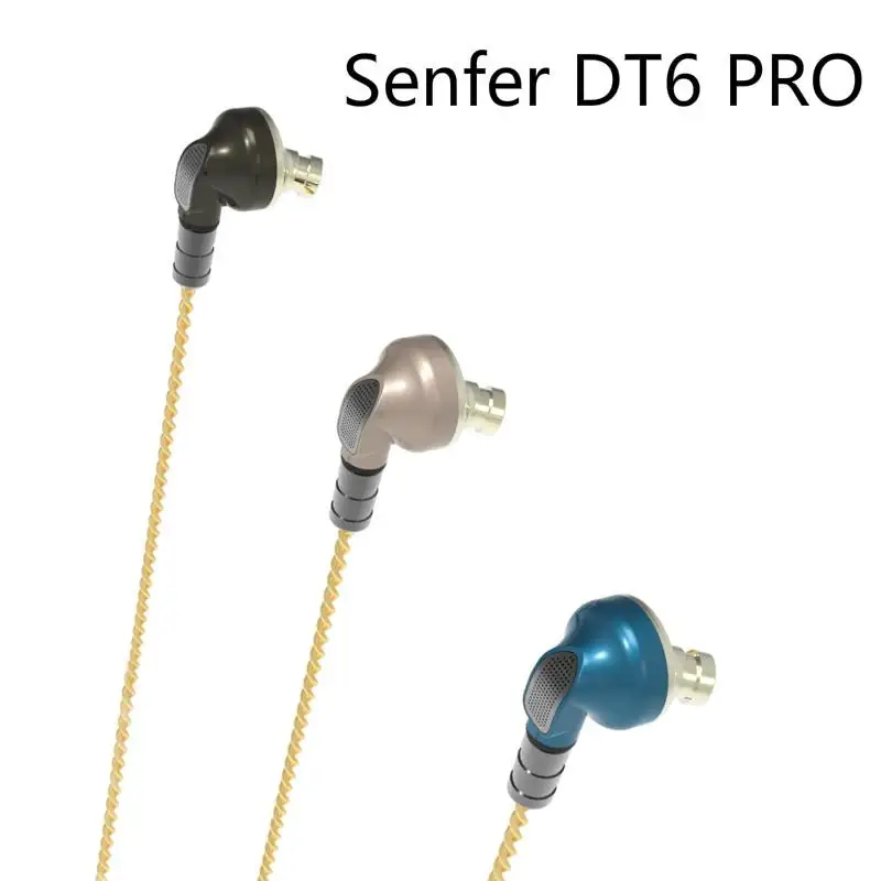 SENFER DT6 PRO 2BA+ 1DD пьезо гибридные наушники в ухо HIFI спортивные наушники для бега съемный кабель PT25 PT15 DT8 T2 ZST V80