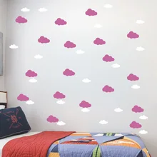 Креативные горячие продажи INS настенные наклейки для детской комнаты простые многоразмерные виниловые Съемные наклейки на стену 097 самоклеящиеся