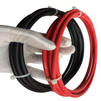 

Free Shipping!! 16mm2 solar pv cable Red Black PV Solar Cable 10mm2 6mm2 Used to Off-grid and Grid Connected PV System
