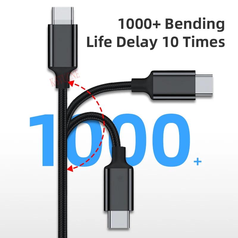 KSTUCNE USB Type C к кабель для Samsung Galaxy S9 Plus PD 60W QC3.0 3A быстрой зарядки устройств C|Кабели