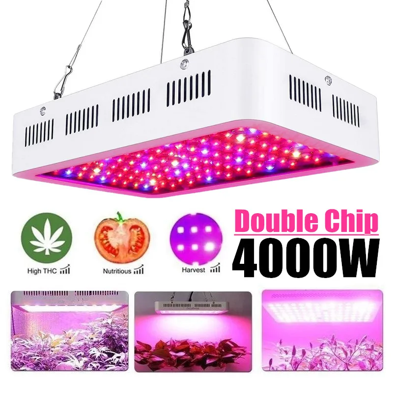 

4000W Growing Lamps LED Grow Light Super Grow Full Spectrum for Greenhouse Indoor Hydroponic Plant Seedling Flower High Yield