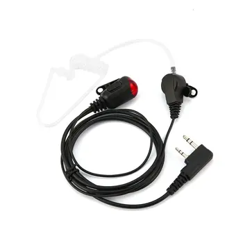 

2 PIN Mic PTT Covert Acoustic Tube In-ear Earpiece for Kenwood uv 5r 888s Walkie Talkie C2275A Earphone Headset Dropship