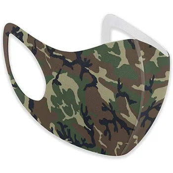 

1/15PC Camouflage Face Mask Filters PM2.5 Unisex Man Woman Earloop Mouth Mask Reusable Washable Mouth Caps Cotton Mascarillas