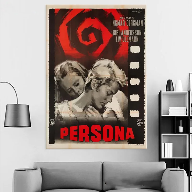 Persona 1966 винтажный Ретро Ingmar Bergman шведский фильм декоративный постер из шведского
