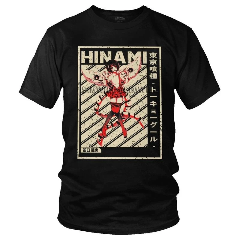 Tokyo Ghoul Hinami Fueguchi Tshirt Men Novelty Tee Tops 100 Cotton T Shirts Short Sleeve Japanese Anime Manga T Shirt Gift Idea T Shirts Aliexpress