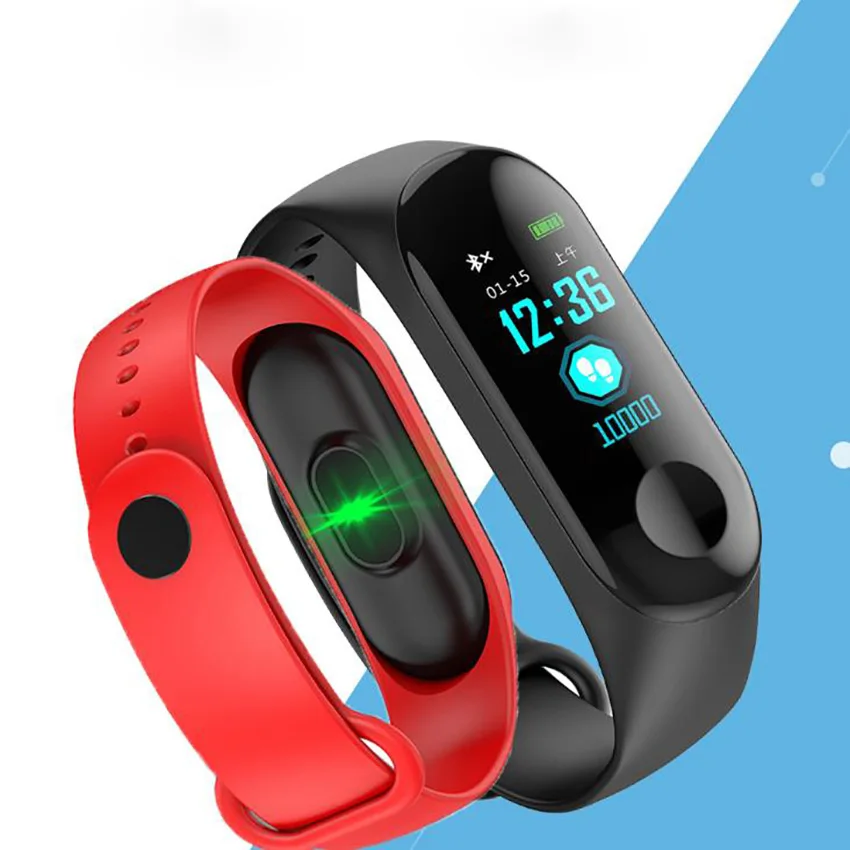 

M3c Smart band Fitness tracker Smart Bracelet Blood Pressure Heart Rate Monitor Waterproof Smart band Wristband PK Mi Band 3 m4