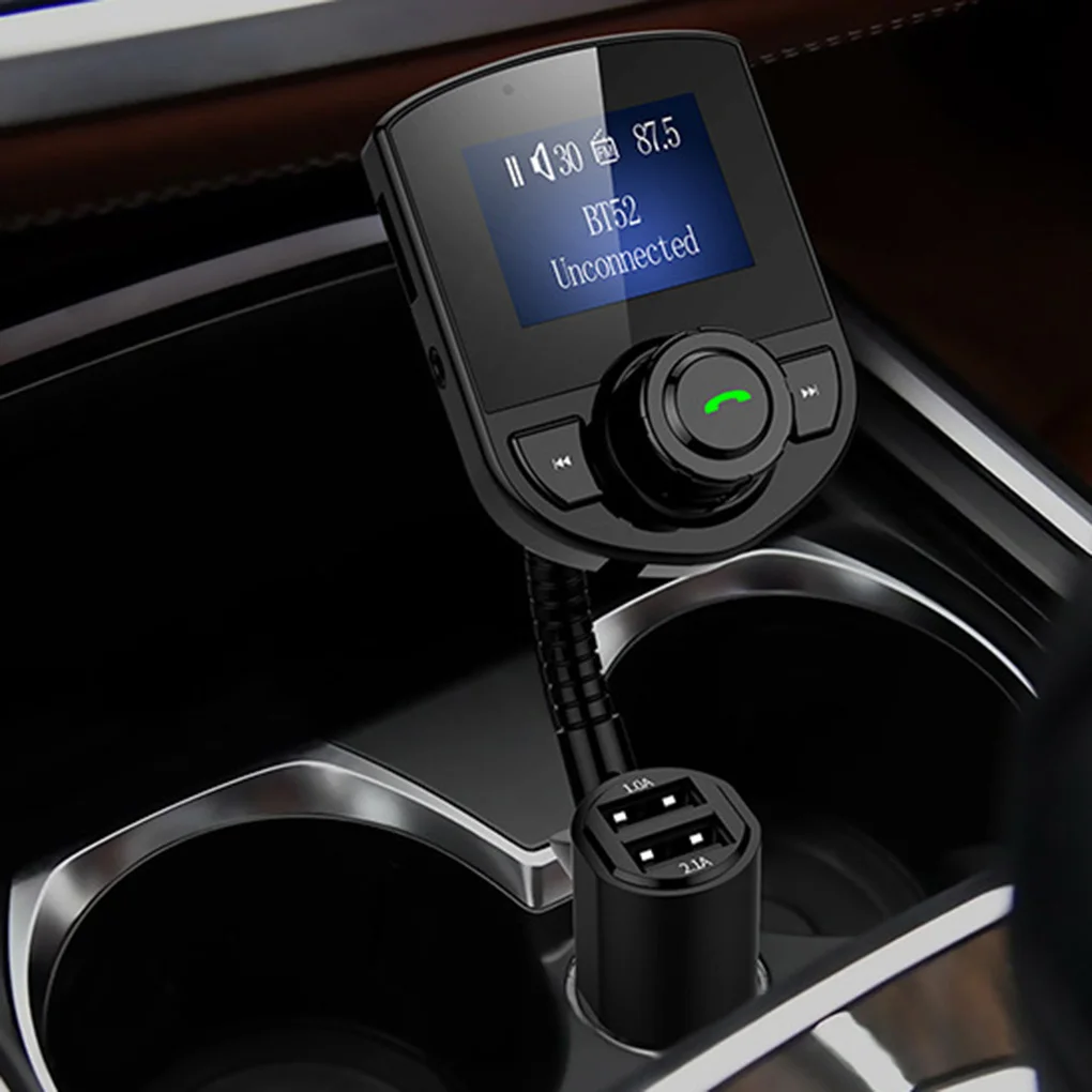 Автомобильный fm-передатчик Bluetooth 3.1A автомобильное зарядное устройство USB порт AUX аудио ЖК-дисплей MP3 плеер Громкая связь вызов