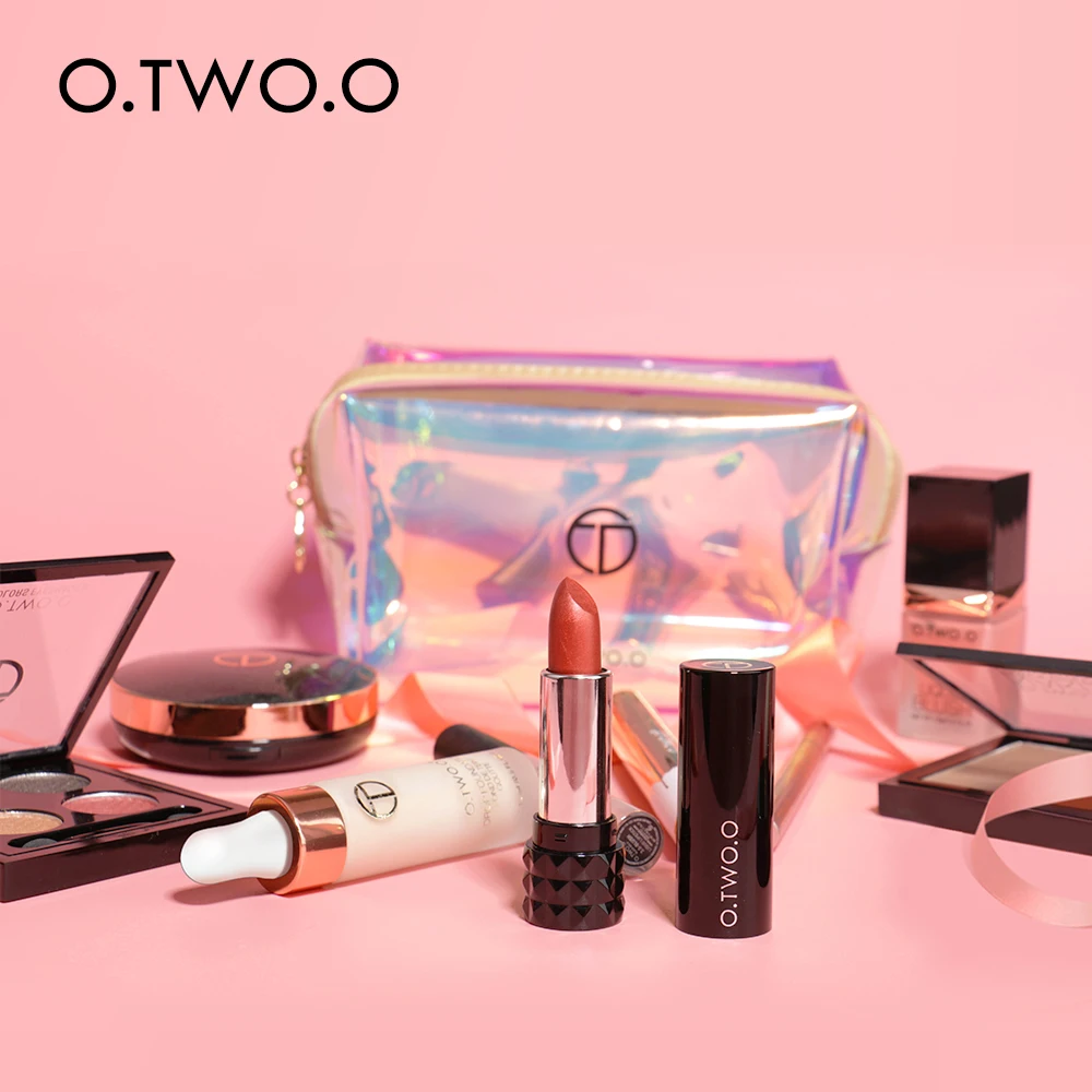

O.TWO.O 10pcs Makeup Set For Beginner, Matte Foundation Powder Contour Liquid Blush Eyeshadow Mascara