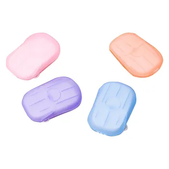 

Sope Whitening Cleaning Brighten 4 BoxesTravel Mini Soap Toilet Paper Outdoor Disposable Hygiene Soap Tablet Hand Clean #25117
