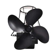 SANQ 4 лопасти настенный вентилятор для печи, работающий от тепловой энергии экологически чистый тепловое питание верхние воздуходувки большая комната для камина древесного бревна горелки