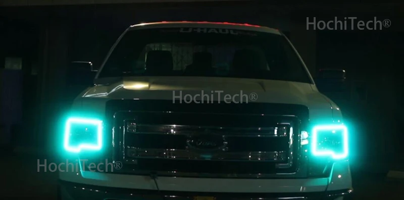 Для Ford F-150 F150 2009 2010 2011 2012 2013 с несколькими цветами RGB Цвет светодиодный Ангельские глазки набор ортопедических колец