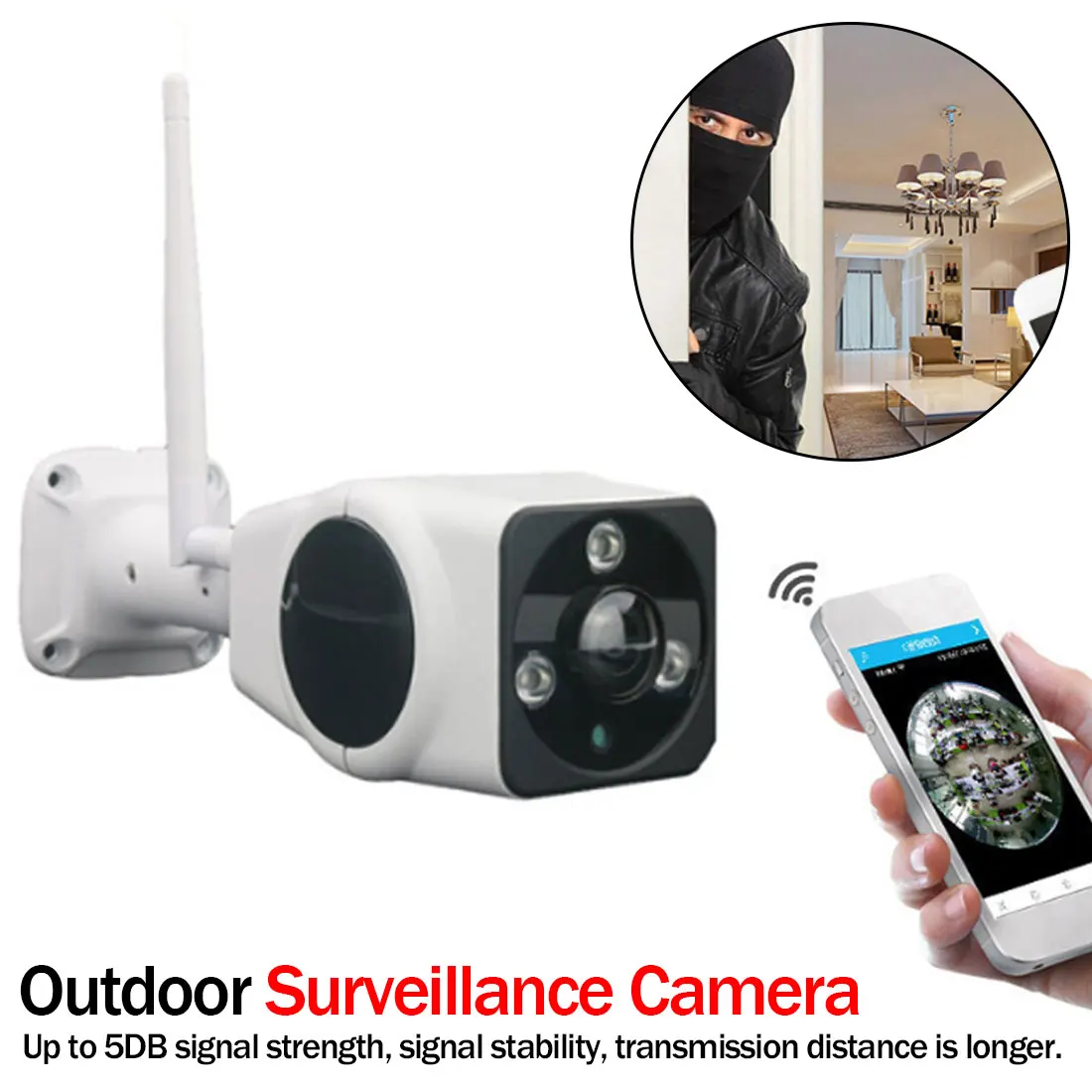 

1080P Full HD Bullet IP Camera Wireless GSM 3G 4G SIM Card Wifi Outdoor Waterproof CCTV Cameras IR Night Vision P2P Industrial