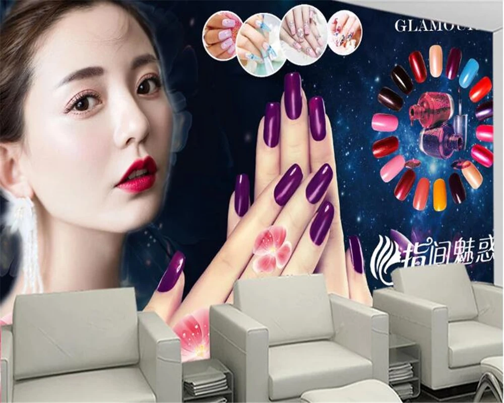 beibehang-wallpapers-for-living-room-HD-hand-painted-cosmetics-clothing