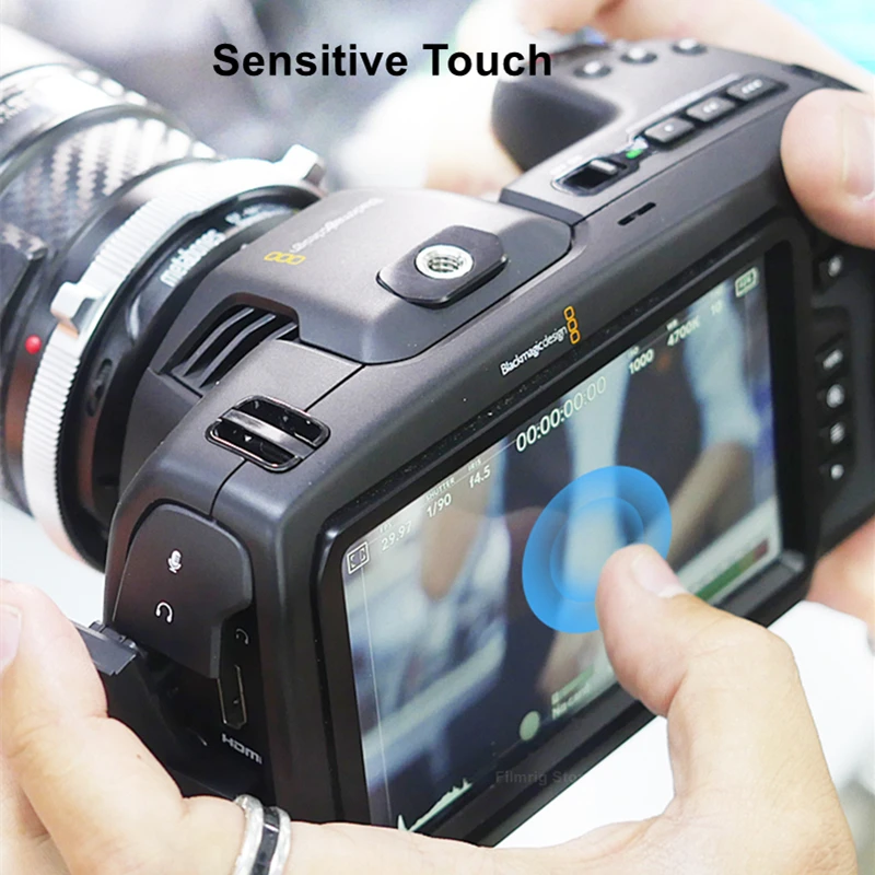Bmpcc 4kガラスbmpcc 6 18kカメラ9 960hカメラ強化ガラスlcd