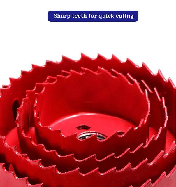 다목적 M42 BI 금속 목재 구멍 톱: 다양한 재료에 정밀한 구멍 절단