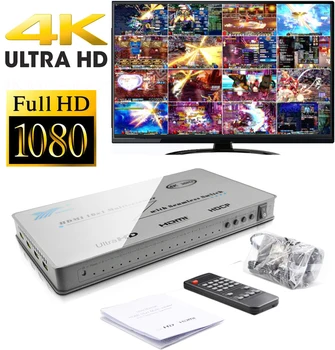 

16x1 HDMI Multi-Viewer Display Screen Splitter 16 In 1 Out 32 Open For DNF Dungeon Moving Brick Game HD Monitor Video Converter