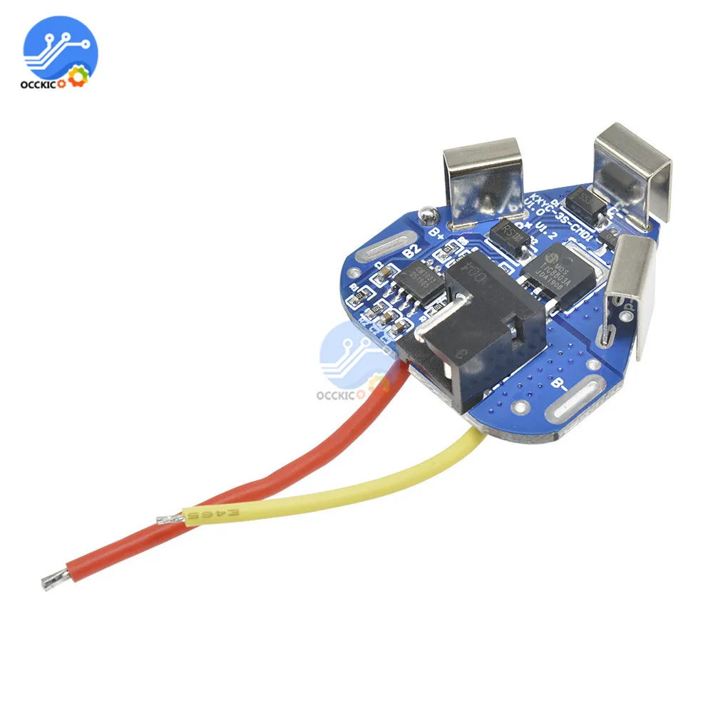 BMS 3S 12 6 V 6A 18650 Защитная плата зарядного устройства для литий ионных батарей