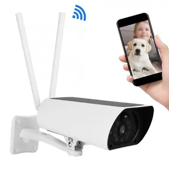 

200W 1080P HD Wifi Outdoor Solar Security IP Camera Wireless Energe-saving Night Vision Camera Wireless Energe-saving Camera