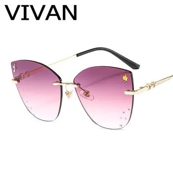 

Q6938 Luxury Rimless Sunglasses Women Alloy Frame Men Sun Glasses Trendy Lady Goggle Glasses UV400 Eyeglasses