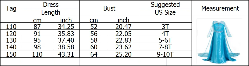 Лидер продаж! Платье принцессы Эльзы для девочек; платье Снежной королевы Анны; диадема; палочка; парик; перчатки для Хэллоуина; Рождественская вечеринка; платье принцессы