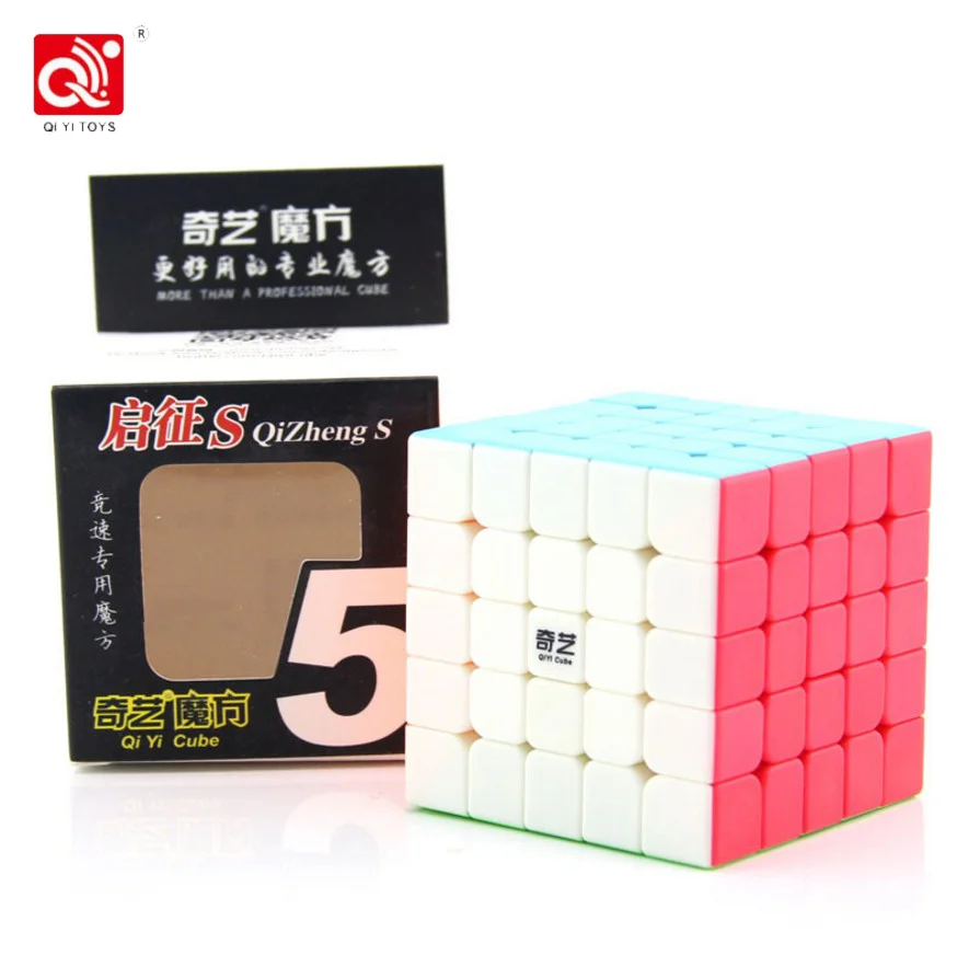 QiYi QiZheng S 5x5x5, магический куб для профессионального соревнования, скоростной куб, Развивающий кубик-головоломка, игрушки для детей, начинающих