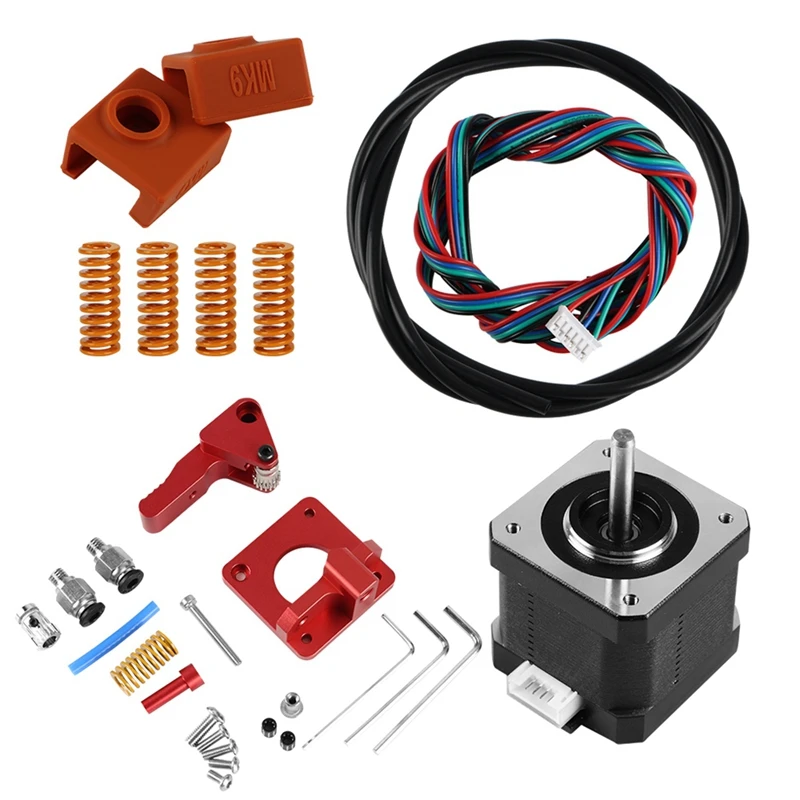 Creality Ender 3 экструдер с мотором обновленный комплект носок Козерога клон трубка