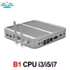 Mini PC de bureau Core i3-4005u/5005U/i5-4200u/i5-5200u/i3-6157u/i3-7167u, Fanless, ordinateur de bureau, avec Port HD VGA, 4 ports USB 3.0, Win 10 ► Photo 1/6