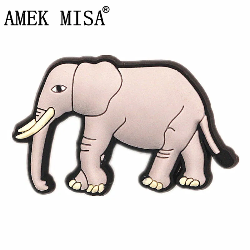 OriginalAnimalStylePVCShoeCharmsAccessoriesLovelyElephantShoeDecorationforCrocjibz