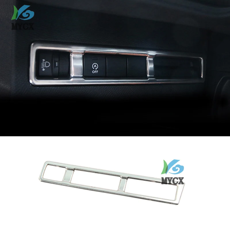 ABS хром подходит для peugeot 5008 3008 аксессуары GT Кнопка регулировки передней фары автомобиля Стайлинг
