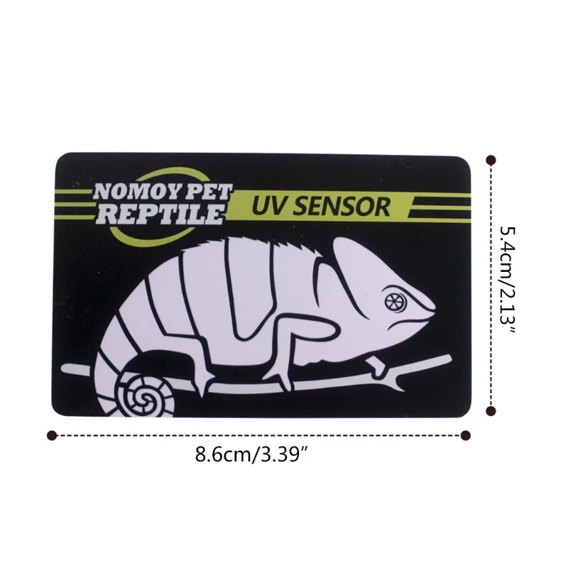 UVB Light Lamp Bulb Test Card UV Tests Paper Tester Meter Pet Supplies