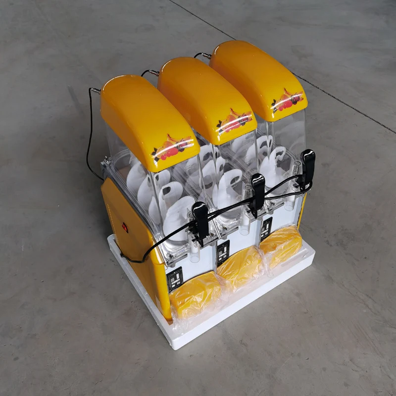 Snow Melt Snow Mud Making Machine Catering Shop Commercial Smoothie Cold Drink Maker Electric Slush Ice machines 2