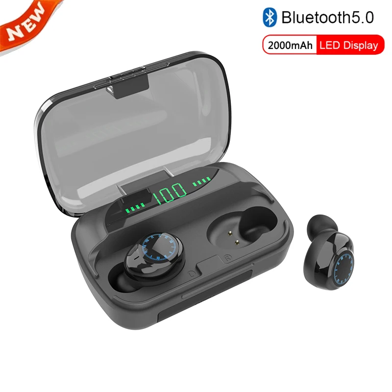 F9-9 TWS Wireless Bluetooth Earphone with Microphone Sports Waterproof Headphones Headsets Touch Control Music Earbuds | Электроника
