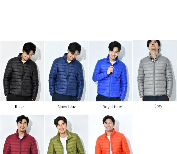 Oversied Colors Men's Lightweight Water-Resistant Packable