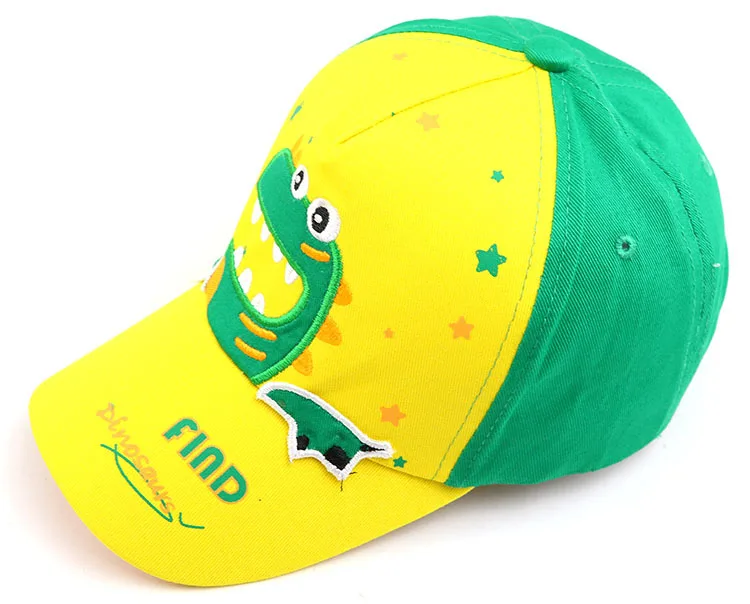 Детская бейсбольная кепка с динозавром, шляпа бренда Gorra Malla Snapback, шапки с животными для девочек и мальчиков, кепки с драконом, 50-54 см, Y040