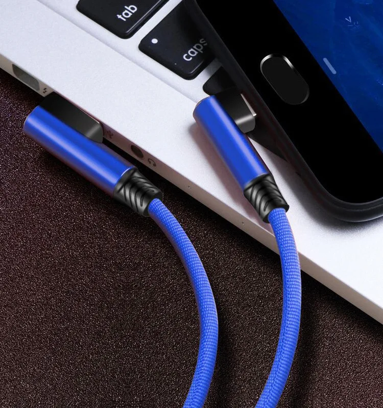 NATTHSWE usb type C 90 градусов быстрая зарядка usb c кабель type-c кабель для передачи данных зарядное устройство usb-c для samsung S9 s8 Note 9 huawei mate P30