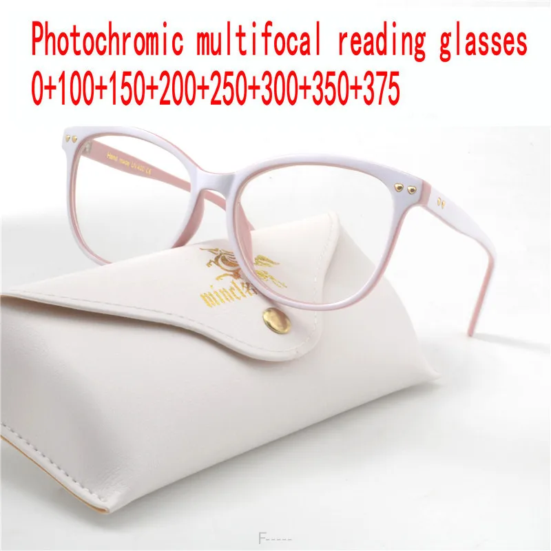 Квадратные фотохромные солнцезащитные очки для чтения мужские дальнозоркость с диоптриями наружная Пресбиопия FML